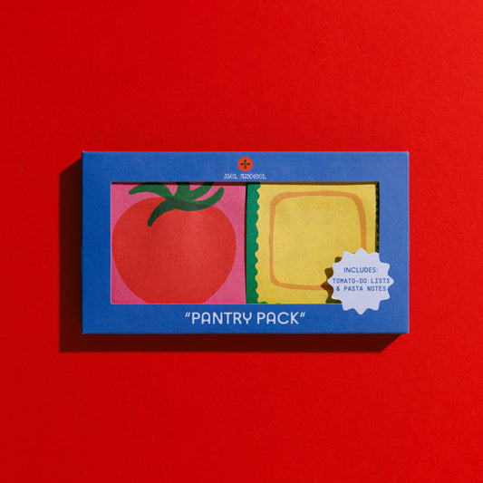 Mel Andrel - Pantry Pack - Pasta + Tomato Sticky Note 2 Pack
