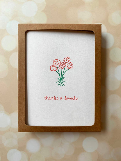 Albertine Press - Thanks A Bunch Flowers
