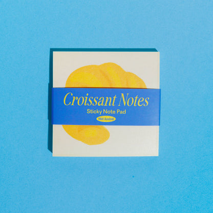 Mel Andrel - Croissant Sticky Notes
