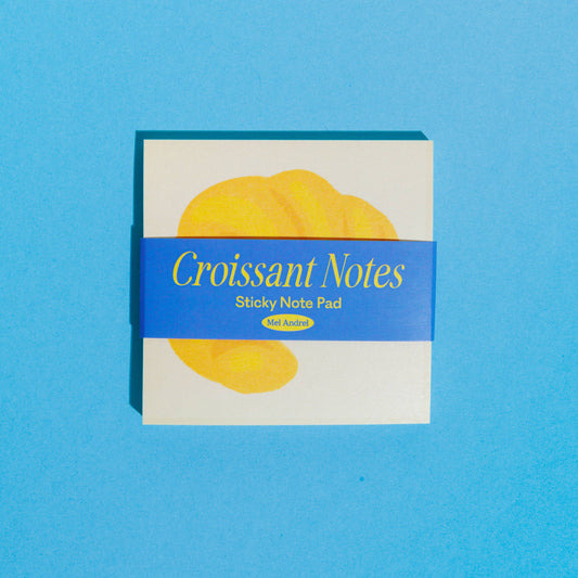 Mel Andrel - Croissant Sticky Notes