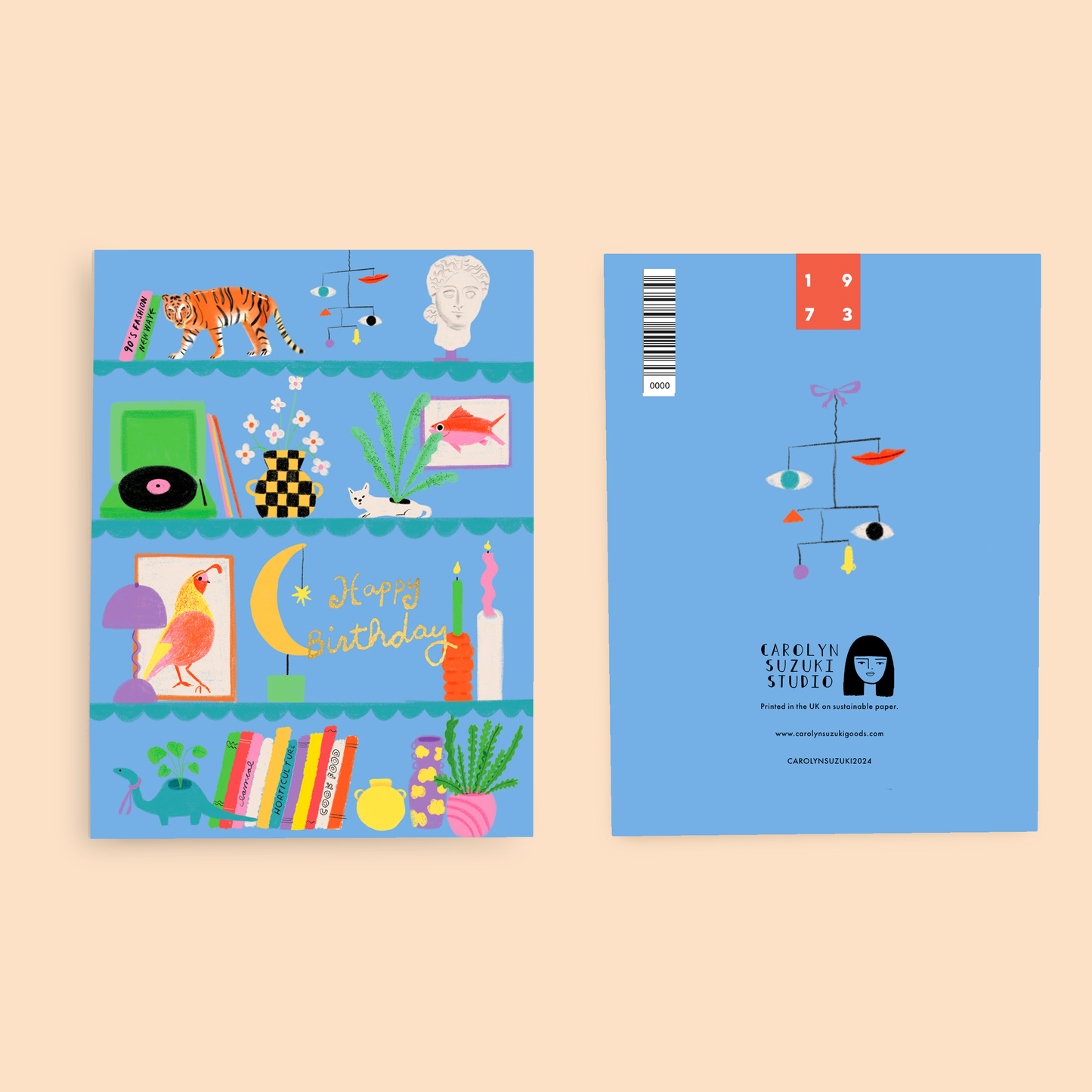 Carolyn Suzuki - PERFECT CORNER - Birthday Card (DSC)