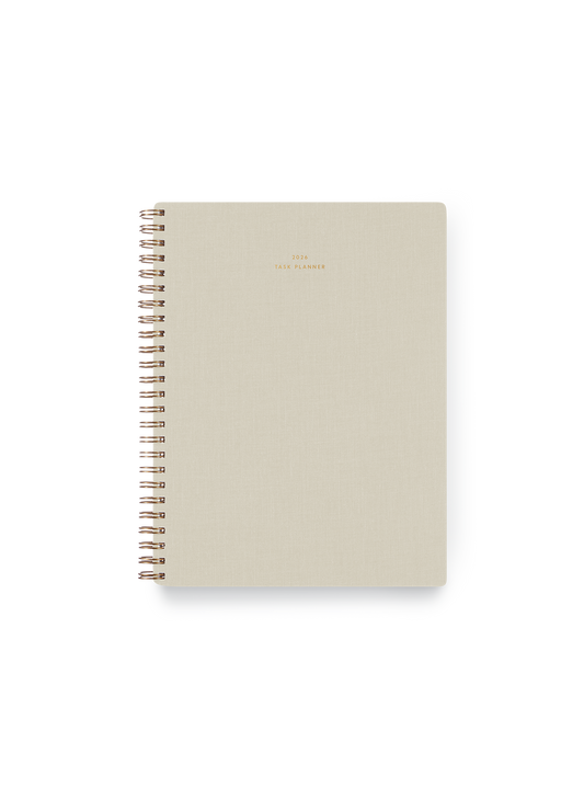 Appointed - 2026 Compact Task Planner: Natural Linen