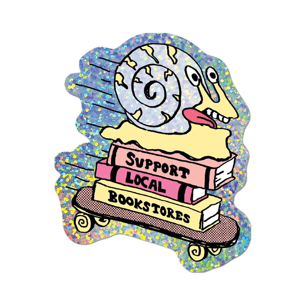 Apply Stickers - Support Your Local Bookstore by Apply - Die-Cut Sticker