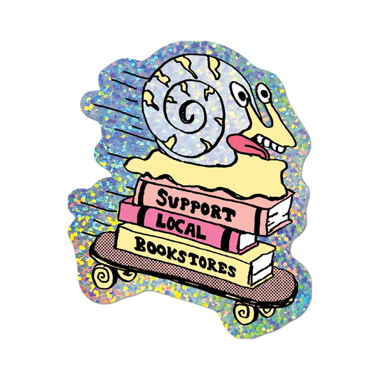 Apply Stickers - Support Your Local Bookstore by Apply - Die-Cut Sticker