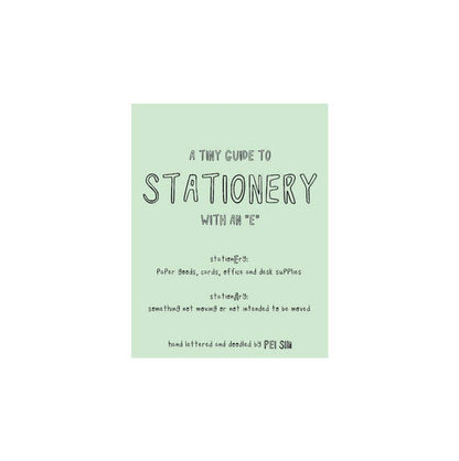 The Paper + Craft Pantry - A Tiny Guide to Stationery Zine