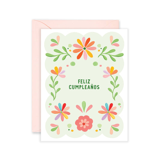 Isabella MG - Feliz Cumpleaños Otomi Spanish Greeting Card