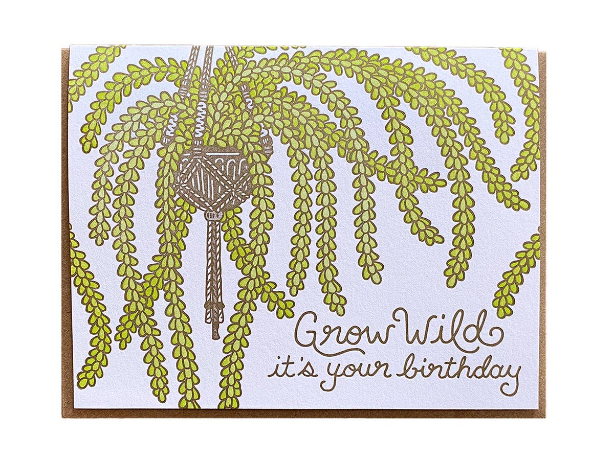 Noteworthy Paper & Press - Grow Wild Birthday Card