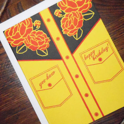 a. favorite design - Yee-Haw Birthday Card