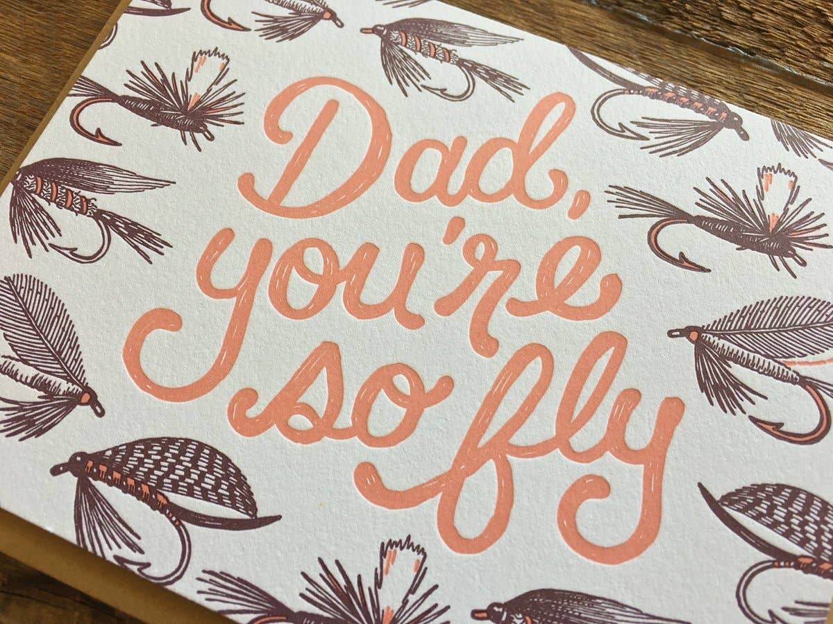 Noteworthy Paper & Press - Dad Fly Card