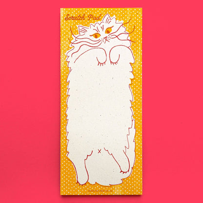 Bromstad Printing Co. - Scratch Pad Cat - Risograph Notepad