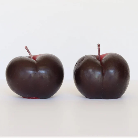 Happy Organics - Plum Beeswax Candle (1)