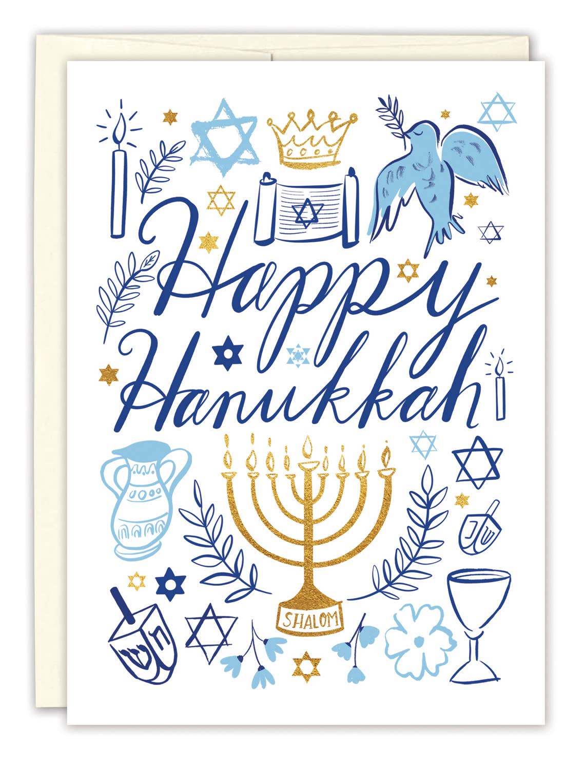 Biely & Shoaf - Happy Hanukkah Boxed Holiday Cards - Set of 10