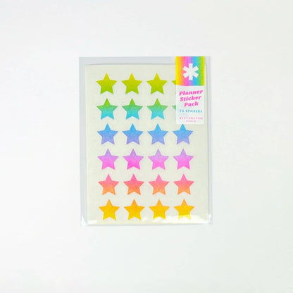 Next Chapter Studio - Sticker Pack - Rainbow Shapes: No Hanger / Stars
