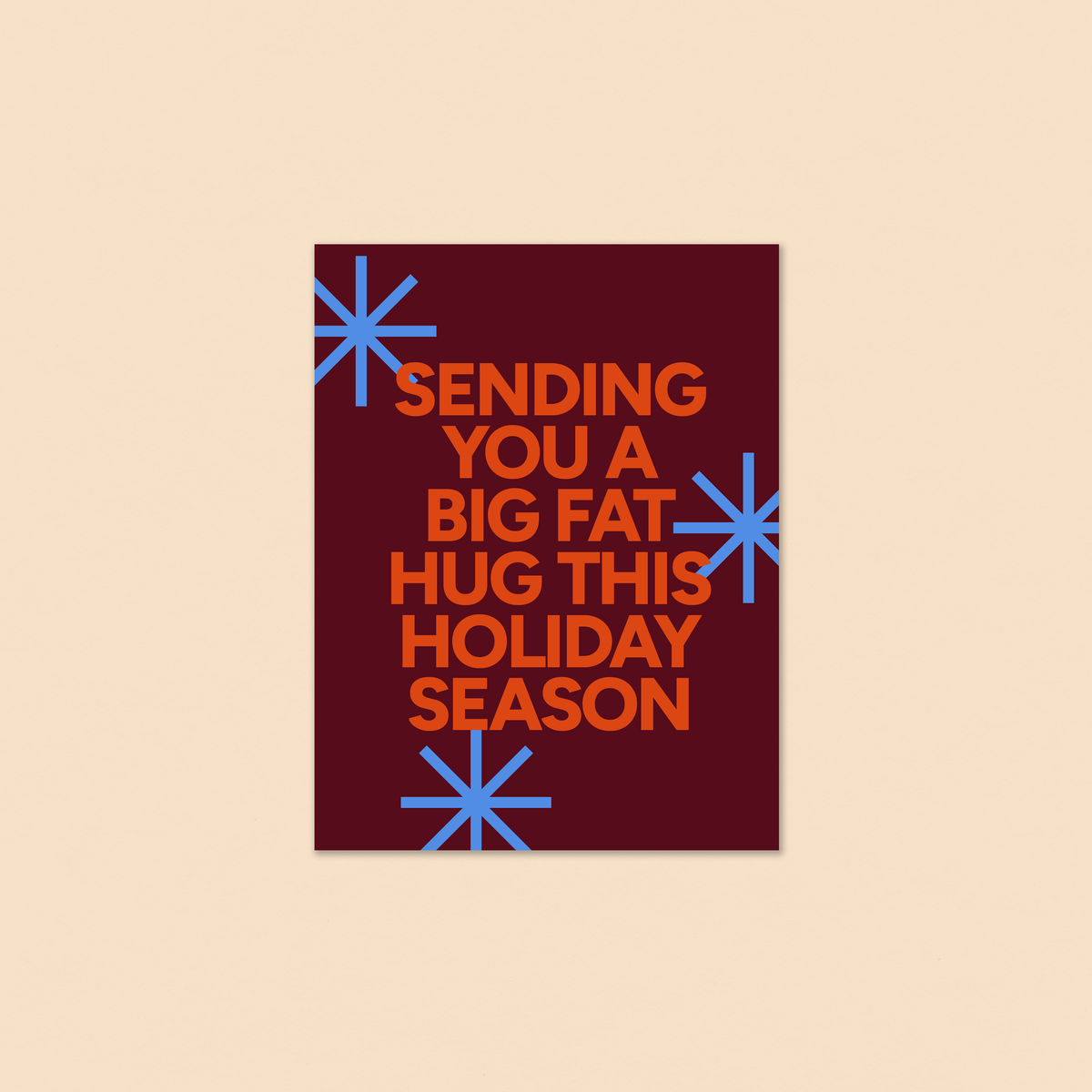 Gab Art & Design - Holiday hug - greeting card