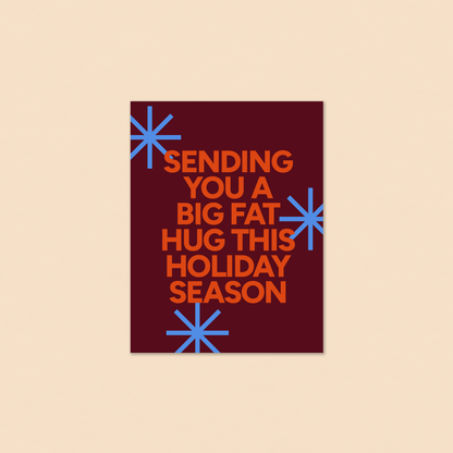 Gab Art & Design - Holiday hug - greeting card