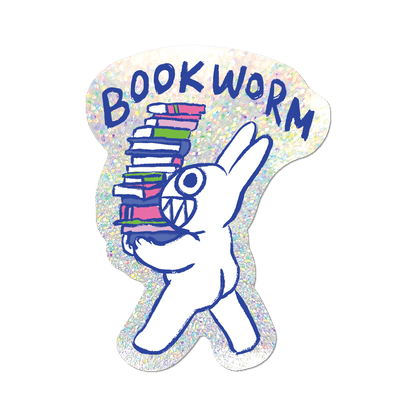 Apply Stickers - Bookworm by Apply - Die-Cut Sticker (bookish)