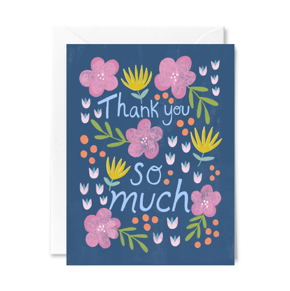 Courtney Beyer Design - Thank You Flower Garden Gretting Card
