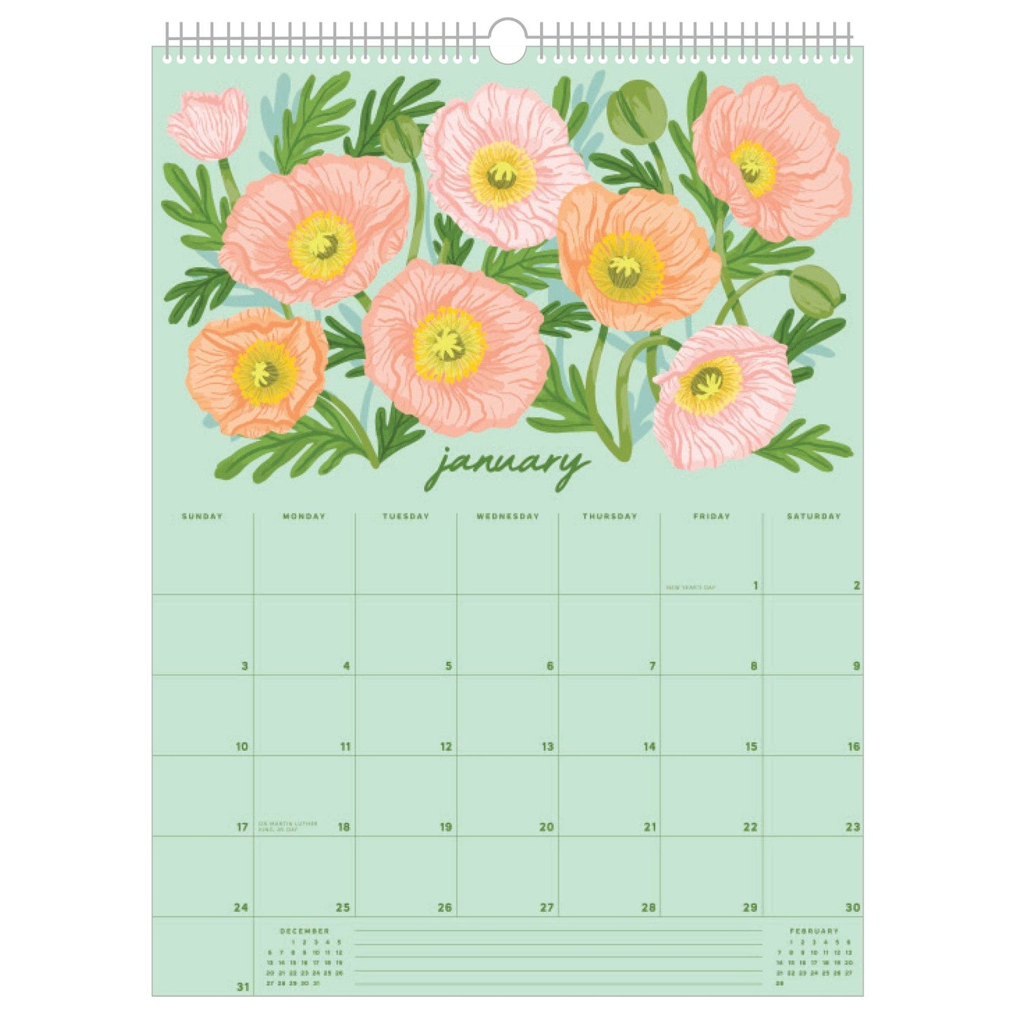 Smudge Ink - 2027 Walk in the Garden Wall Calendar