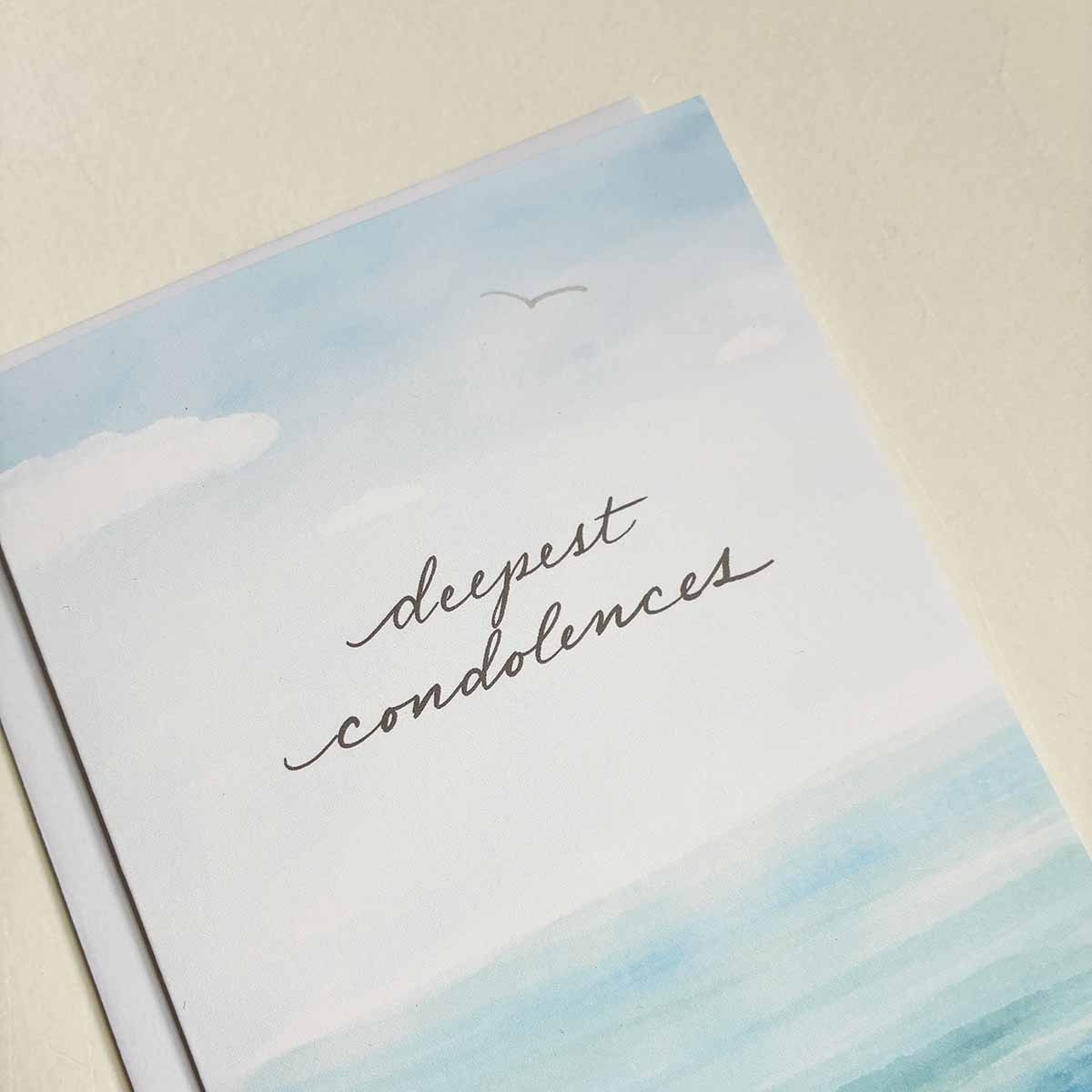 Quietude Studio - Deepest Condolences Card