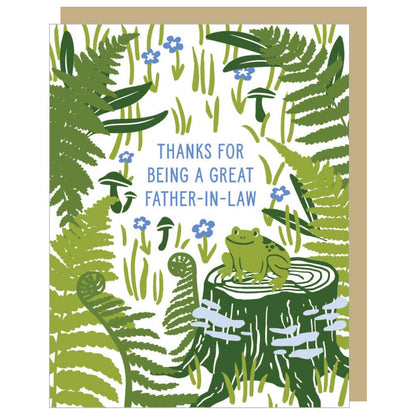 Smudge Ink - Woodsy Father-in-law Card