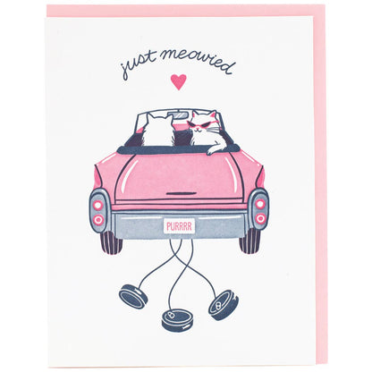 Smudge Ink - Cool Cats Wedding Card