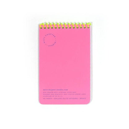 Next Chapter Studio - Risograph Reporter's Notebook: Aqua
