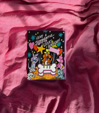 Ash + Chess - Card - Doggone Birthday