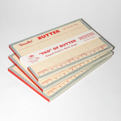Bromstad Printing Co. - Butter - Risograph Notepad