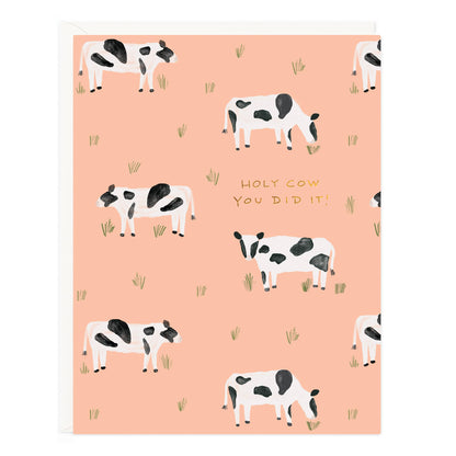 Ramona & Ruth - Cow Congrats Card