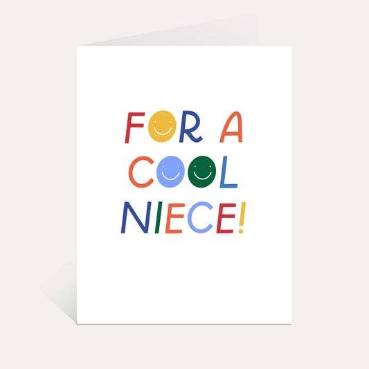 Just Follow Your Art - For A Cool Niece Greeting Card | Kid's Birthday Card
