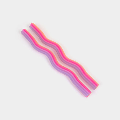 Lex Pott - Wiggle Candles - Orange, Pink & Lav. (2 Pack) - 11" Tapers