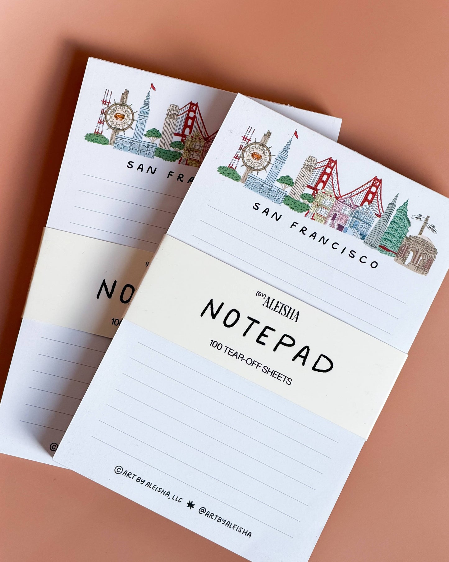 By Aleisha - San Francisco Landmarks Notepad