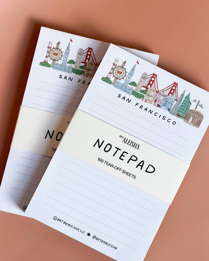 By Aleisha - San Francisco Landmarks Notepad