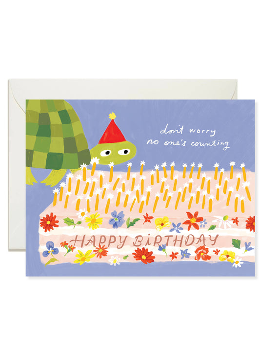 Karen Schipper - Turtle Birthday – Funny Animal Birthday Card