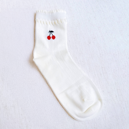 Ellison+Young Cherry Ankle Socks
