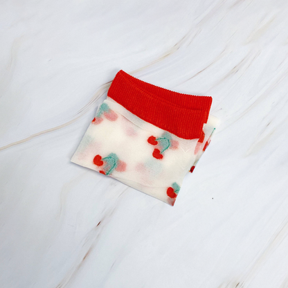 Ellison+Young - Cherry Sheer Socks