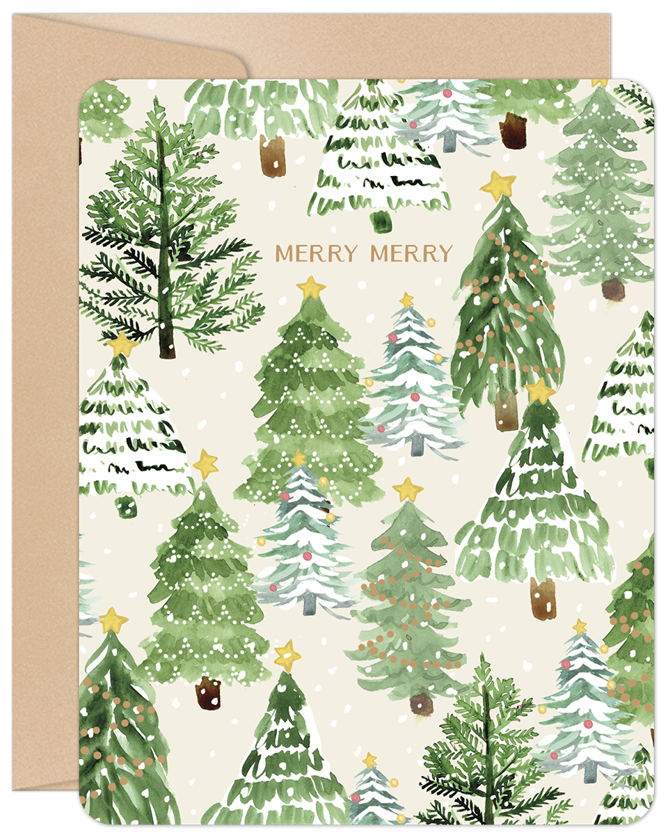 Willow & Ivy Press - Tree Farm Christmas Card