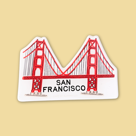 By Aleisha - Golden Gate Bridge Acrylic Magnet