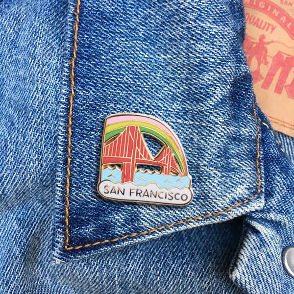 THE FOUND - San Francisco Golden Gate Bridge Pin