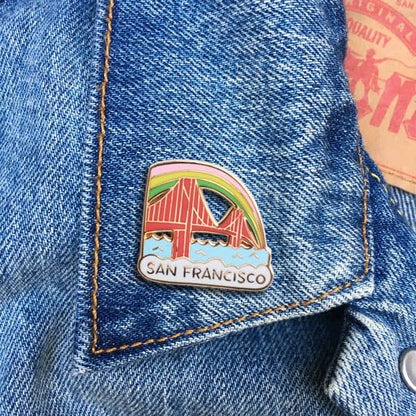 THE FOUND - San Francisco Golden Gate Bridge Pin