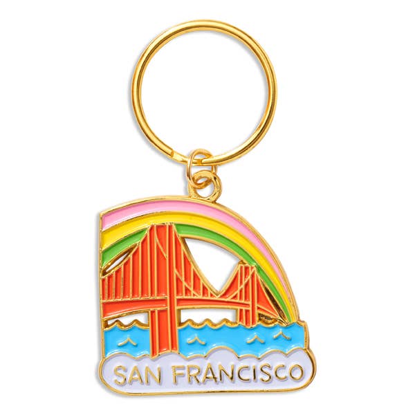 THE FOUND - San Francisco Golden Gate Bridge Keychain