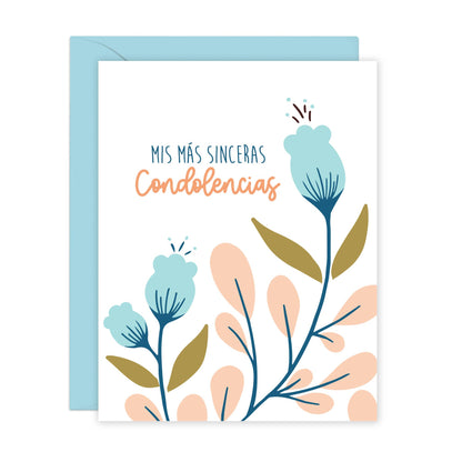 Lucy Loves Paper - Sinceras Condolencias | Spanish Sympathy & Bereavement Card