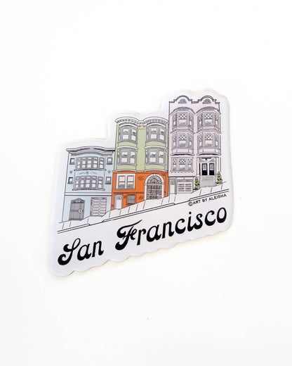 By Aleisha - Home Sweet San Francisco Acrylic Magnet