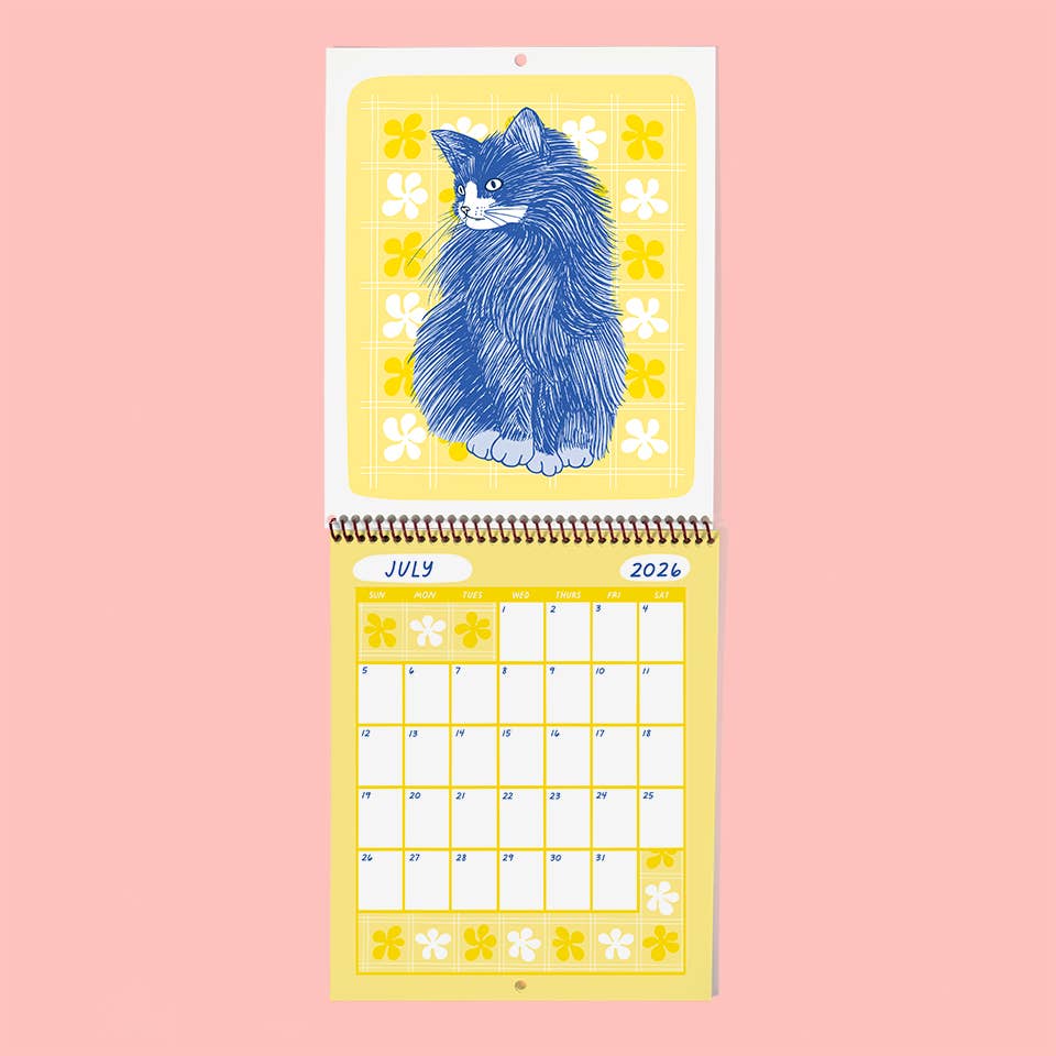 The Good Twin - Meow Monthly 2026 Calendar