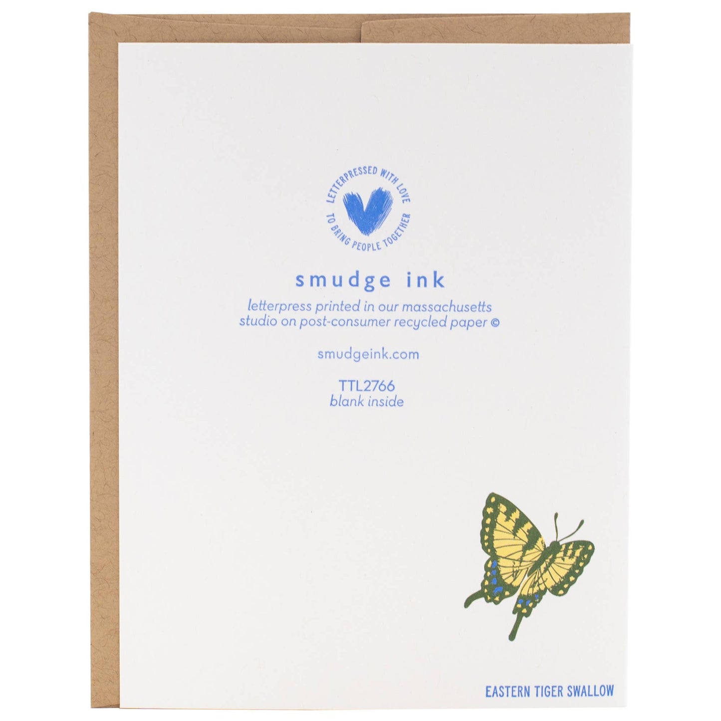 Smudge Ink - Swallowtail Butterflies Love Card