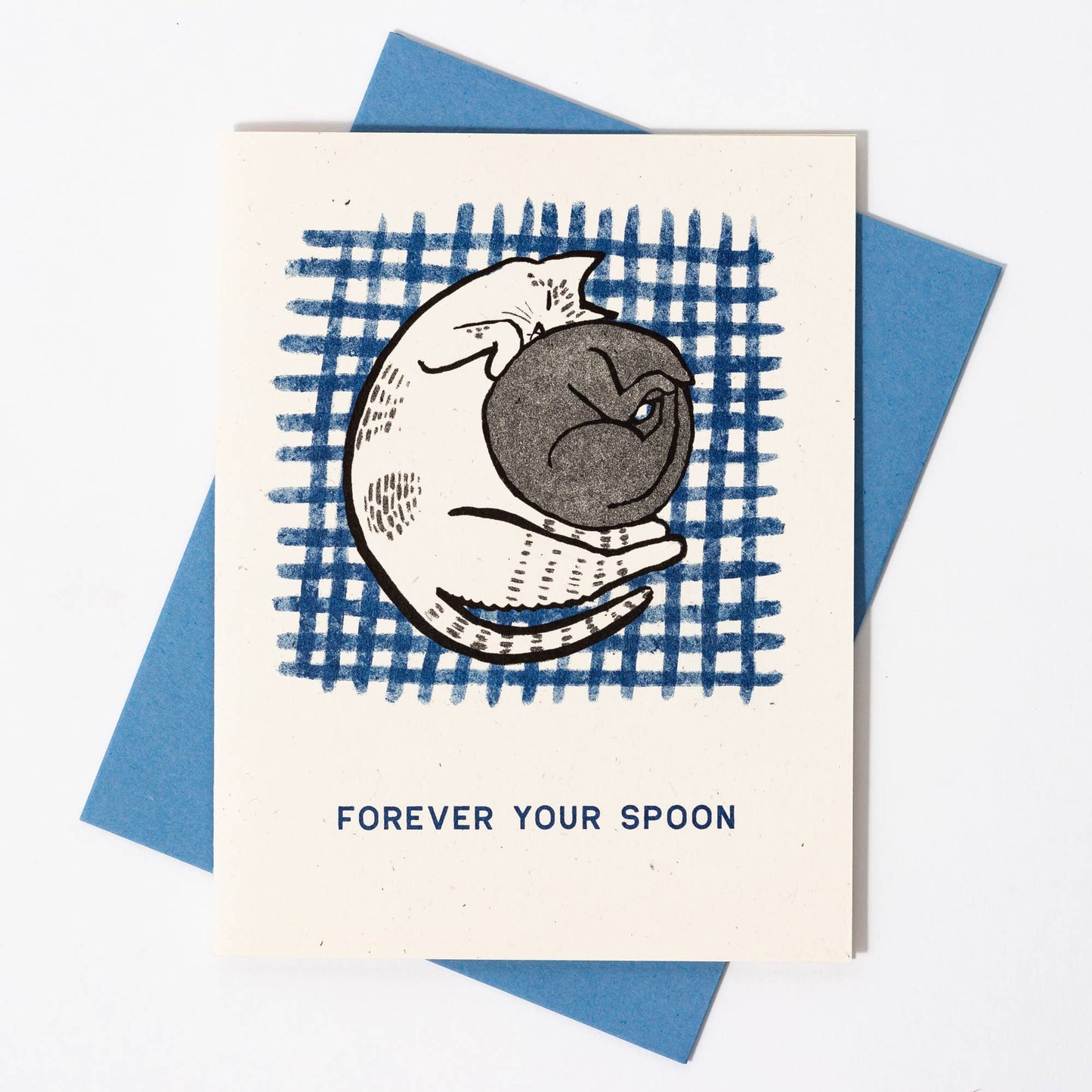 Bromstad Printing Co. - Forever Your Spoon - Risograph Card