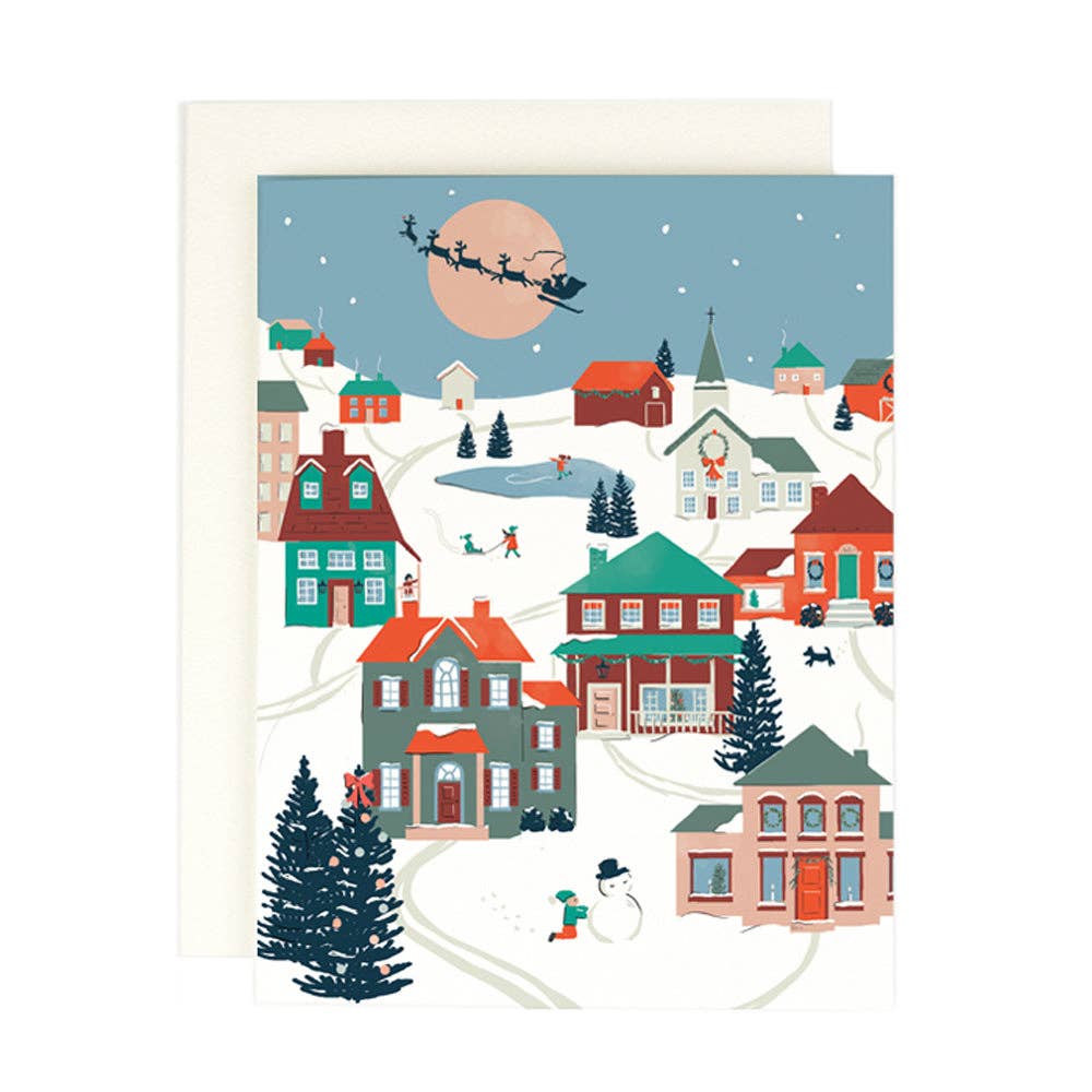 Amy Heitman - Folk Village Holiday Card: Default