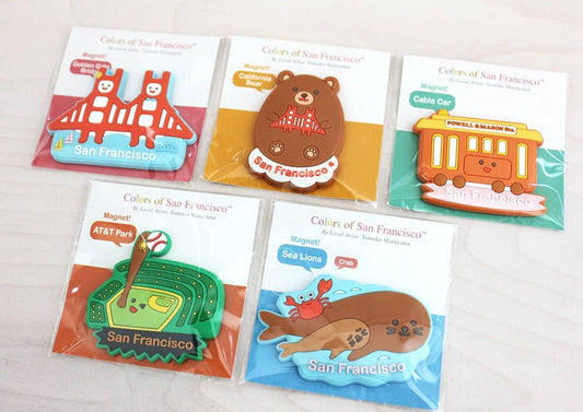 Tomoko Maruyama - San Francisco Landmarks Magnets: 3. Cable Car