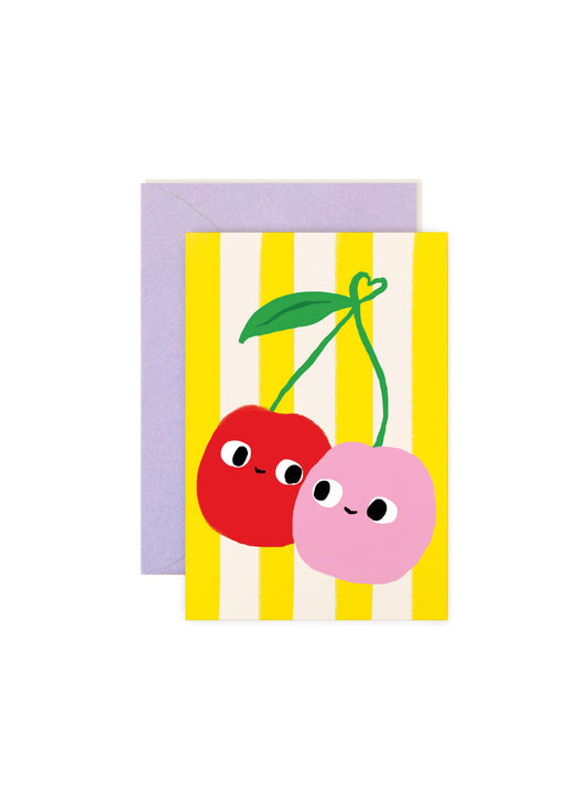 Karen Schipper - Cherry Friends Mini Note Card – For Gifts & Everyday Notes