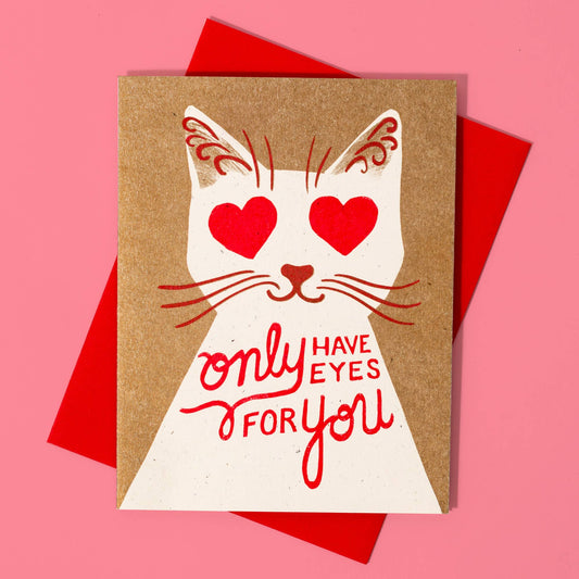 Bromstad Printing Co. - Only Have Eyes For You - Risograph Card